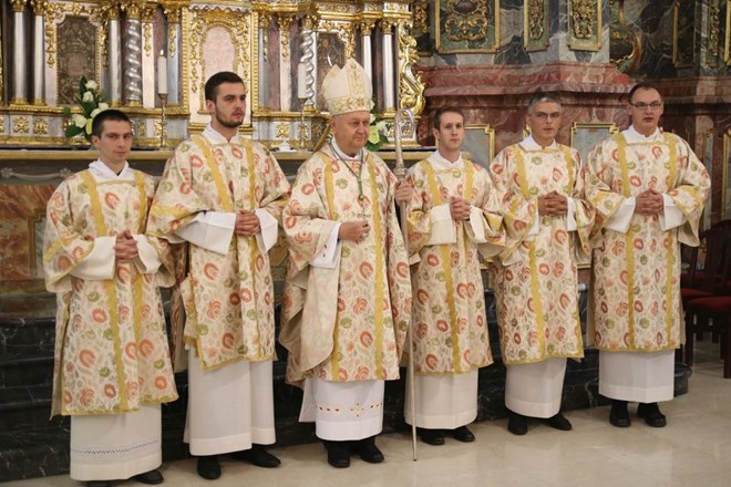 U sveti red đakonata primljena petorica bogoslova; Mladen Cikač, Andrija Kopjar, Dario Levanić, Mislav Mikac i Rafael Mikec